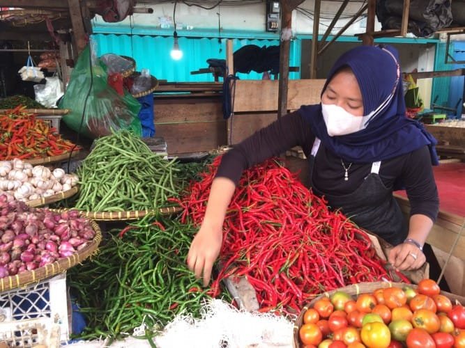 Harga Bahan Pokok Di Bandar Lampung Masih Tinggi Usai Nataru Jendela