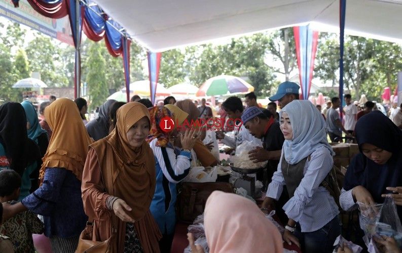Lampung Post Gelar Bazar Kuliner dan Pasar Murah Ramadan