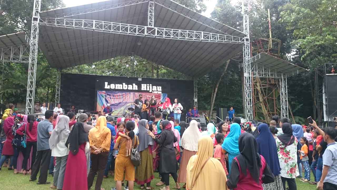 Bebizie Hibur Pengunjung Lembah Hijau