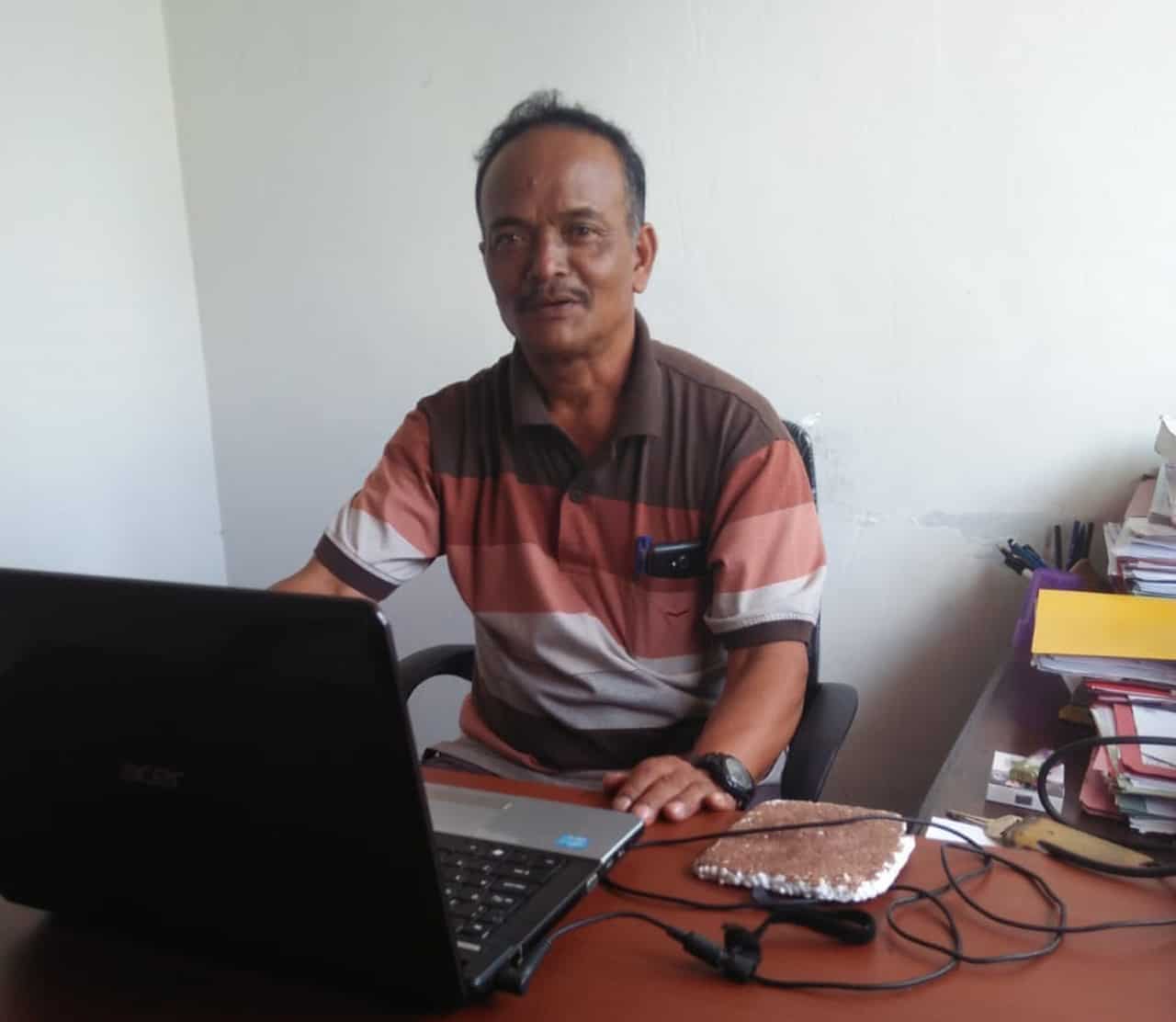 Kabid pemerintahan Pekon Dinas PMPP Lambar Games Simanjuntak. (LAMPUNG POST/ELIYAH)