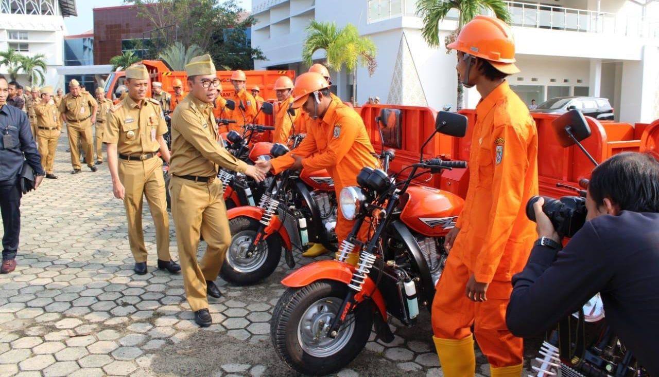 PEMERINTAH Kabupaten Way Kanan bekerja keras dalam pengurangan sampah 30% dan penanganan sampah 70%.