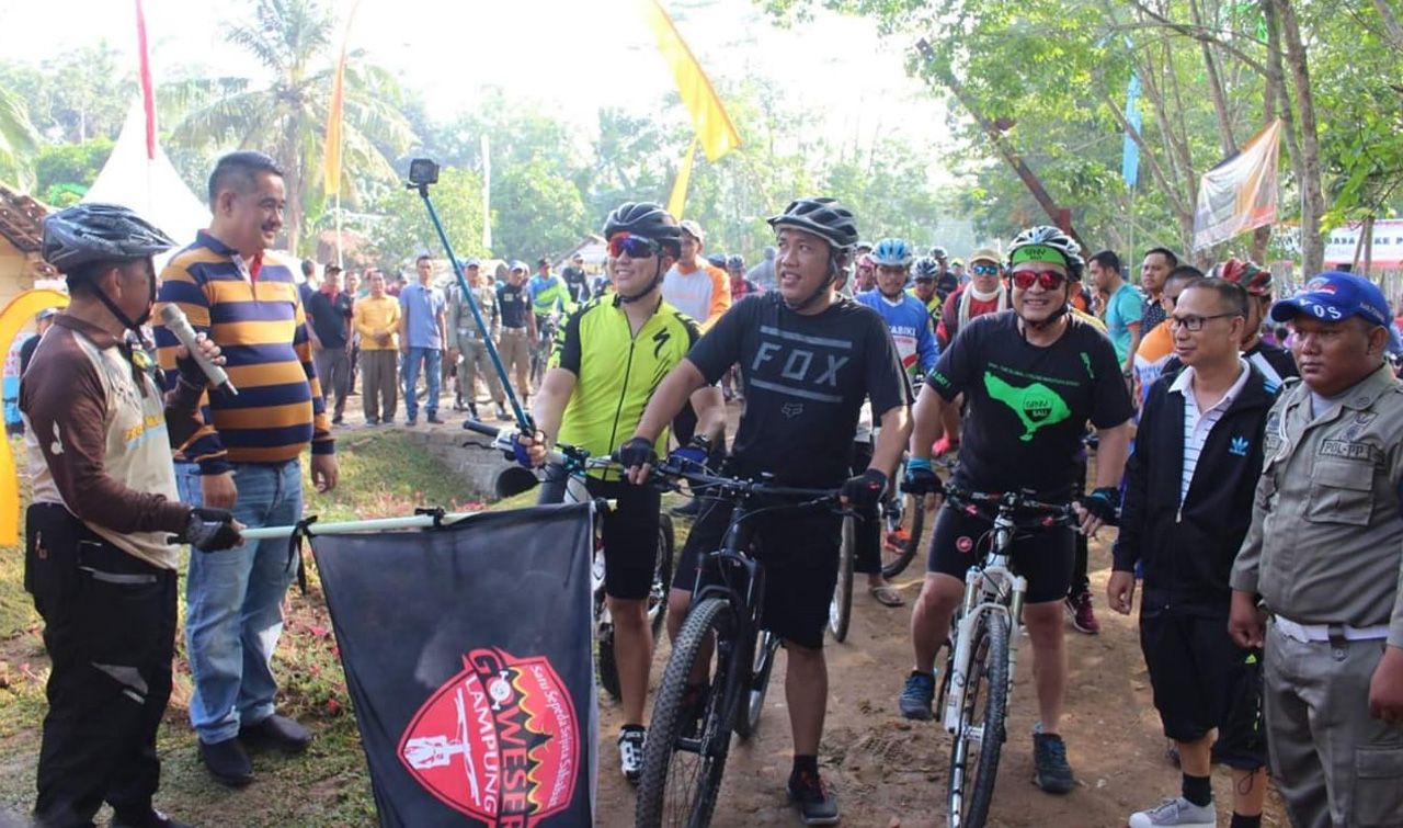 Pemkab Tubaba Luncurkan Trek Nenemo Bike Park
