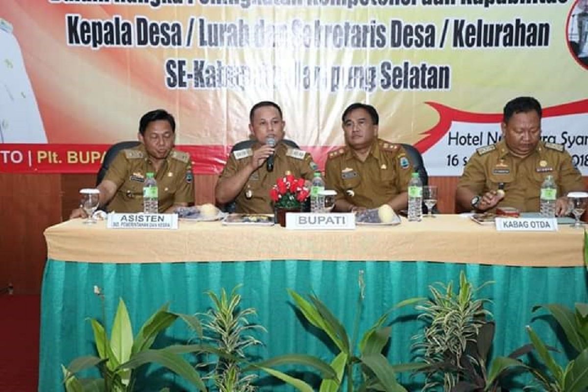 Ratusan Aparatur Lamsel Ikuti Pembinaan Administrasi Desa
