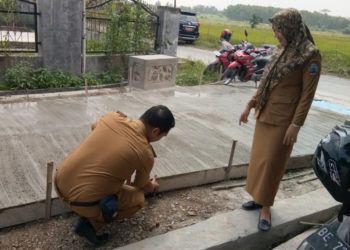 Jalan Cor Beton di Mekarmulya Sesuai K225