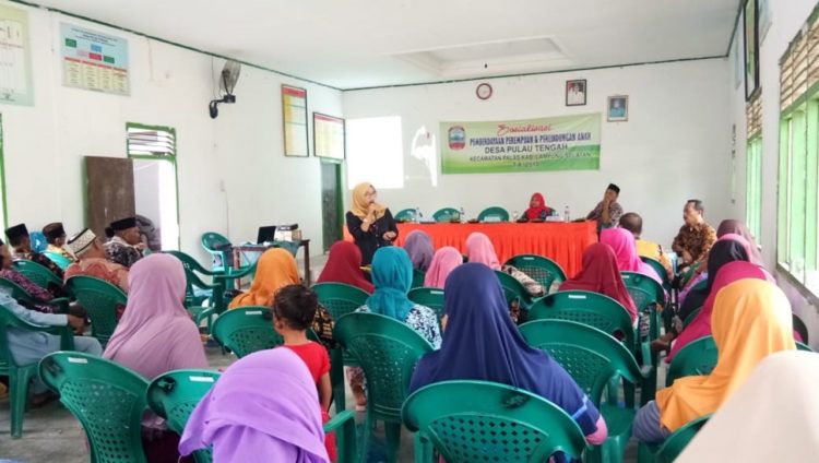 Warga Pulautengah Ikuti Sosialisasi P3A