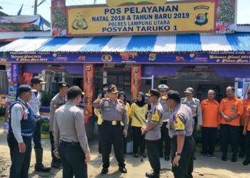 Mabes Polri Pantau Operasi Lilin 2018 Polres Lampura