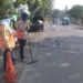 Jalan Rusak di Lintas Tengah Diperbaiki