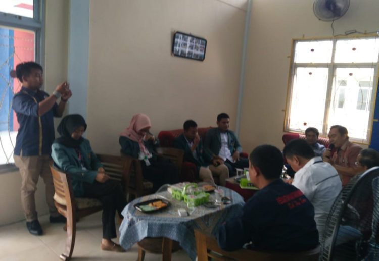 Mahasiswa KKN Unila Sambangi PWI Way Kanan