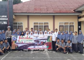 Polres Lambar Sosialisasikan Millenial Road Safety
