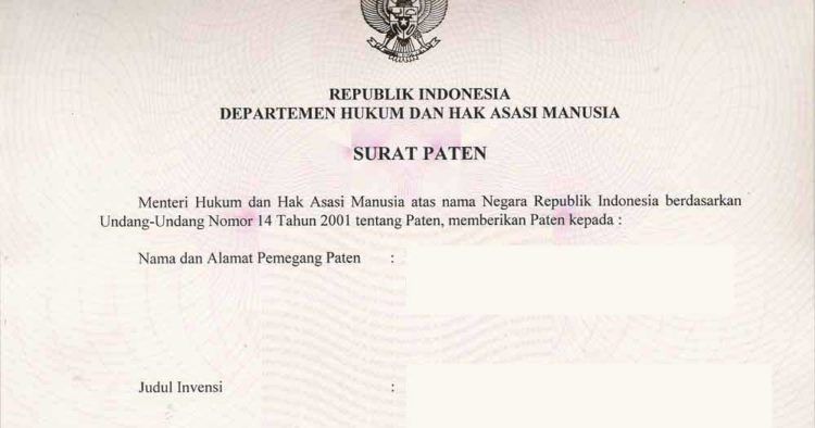 Jumlah Paten Indonesia Terbanyak di Asia Tenggara