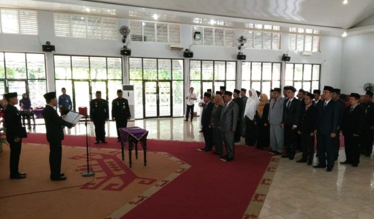 Adipati Lantik 20 Pejabat Struktural Eselon II dan III