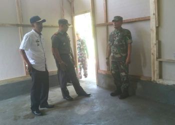 Danrem Pantau Progres Pembangunan 20 Hunian Sementara