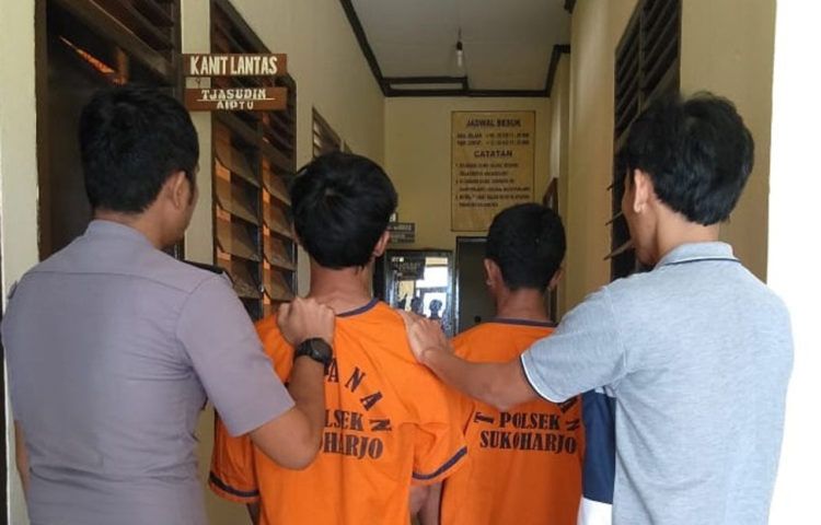 Dua Pencuri Motor Asal Lamteng Dibekuk