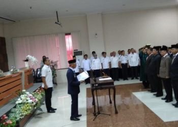 A Budiman Dilantik Jadi Sekkab Pringsewu