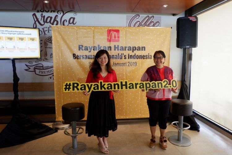 RAYAKAN HARAPAN. Associate Director of Marketing McDonald's Indonesia, Caroline Kurniadjadja memaparkan tentang Kompetisi #RayakanHarapan2.0.DOK. MCDONALD'S