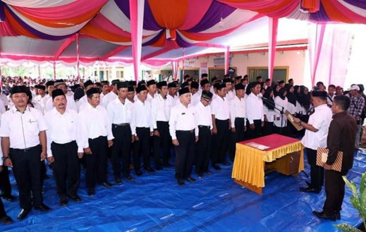 Plt Bupati Lamsel Kukuhkan 10 BPD di Sragi