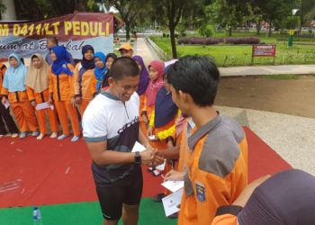 Kodim 0411 Berbagi Rezeki dengan Petugas Kebersihan