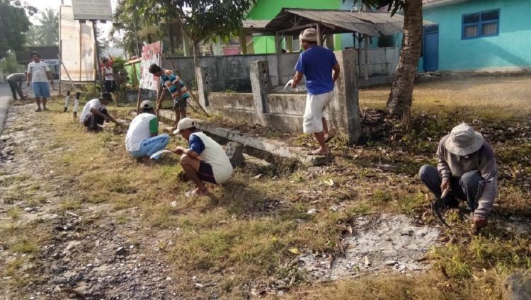Lomba Desa, Warga Bangunan Gencar Gotong Royong