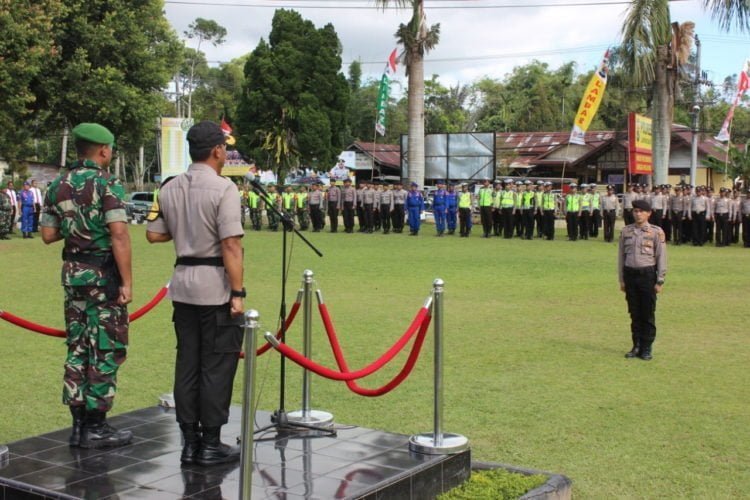 TNI/Polri Apel Gabungan di Tuba