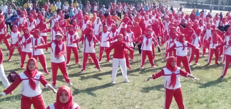 Warga Way Mengaku Rutin Adakan Senam