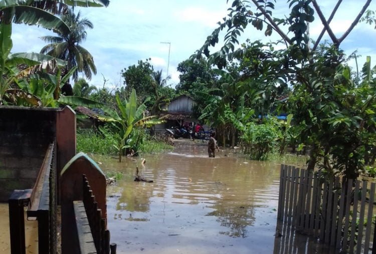 Hujan Deras, Kotabumi Digenangi Banjir