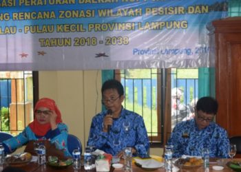 Sosialisasi RZWP3K di Kabupaten Pesisir Barat, Kamis (21/3/2019). Foto: Dok