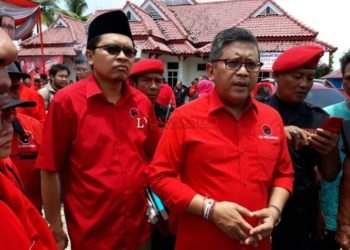 Sekretaris Jendral PDIP Hasto Kristiyanto, Jumat (1/3/2019). (Lampost/Ferdi Irwanda).