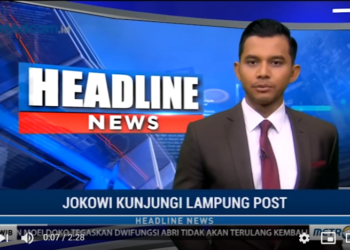 Jokowi Kunjungi Lampung Post