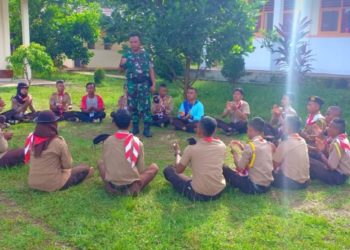 Pramuka Penegak di Katibung Dibekali Pengetahuan Kepemimpinan