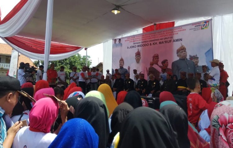 Lima Marga Adat Saibatin Lamsel Dukung Jokowi-Amin