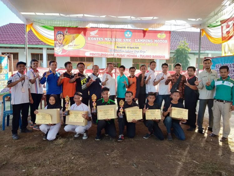 PT Lampung Motor Group Gelar Kontes Mekanik SMK VII