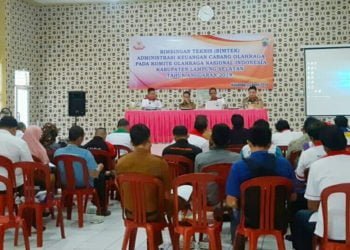 KONI Lamsel Gelar Bimtek Administrasi Keuangan