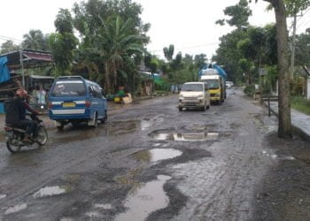 Jalinteng di Lampura Rusak Parah