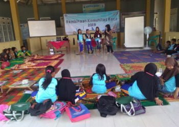 Kantor Bahasa Lampung Bina Komunitas Baca di Penengahan