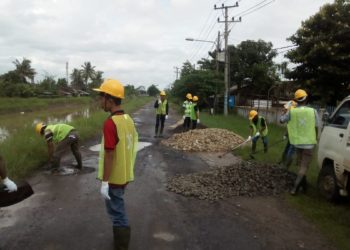 Lamteng Miliki 57 Tenaga Perkerasan Jalan Berkompetensi