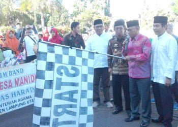 Wabup Lampura Lepas Pawai Ramadan dan Lomba Drumben
