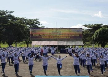 Jalasenastri Gabungan Gelar Olahraga Bersama