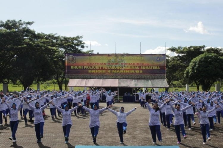 Jalasenastri Gabungan Gelar Olahraga Bersama