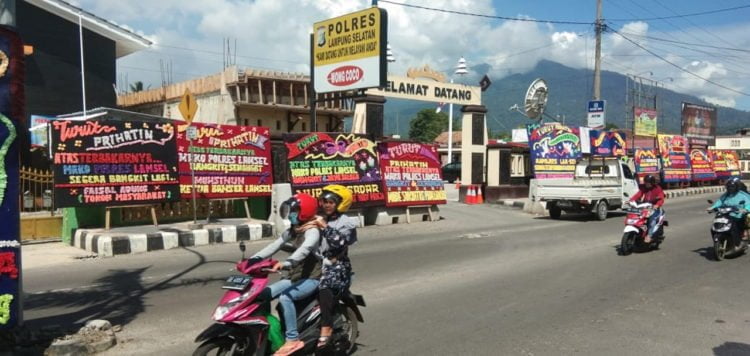 Ucapan Duka Mengalir untuk Polres Lamsel