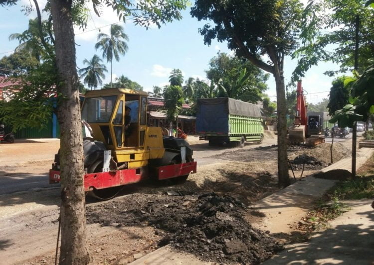 Jalinsum di Lampura Mulai Diperbaiki