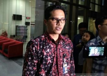 Juru Bicara KPK Febri Diansyah. (Antara/Benardy Ferdiansyah)
