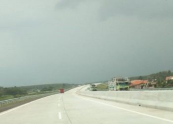 Jalan Tol Trans Sumatera ruas Bakauheni-Terbanggi Besar (Antara/Hisar Sitanggang)