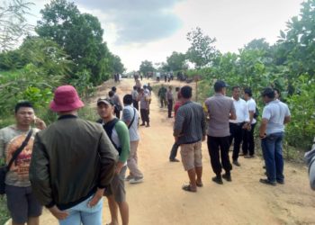 Polisi Siaga di Lokasi Bentrok