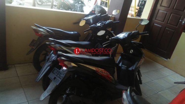 Motor yang diamankan dari pelaku. dok Polresta