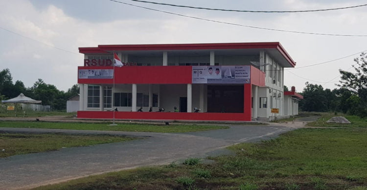 Rumah Sakit Umum Daerah (RSUD) Tulangbawang Barat. (LAMPUNG POST/MERWAN)