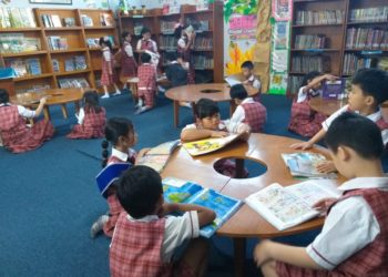 Ilustrasi perpustakaan. (Lampost.co)