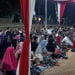 PENGAJIAN AKBAR. Ratusan masyarakat Desa Batunangkop, Sungkai Tengah, Lampung Utara, menghadiri pengajian yang digelar Kodim 0412 dalam rangkaian TMMD ke-105, Sabtu (3/8), malam. (DOKUMENTASI KODIM 0421 LAMPUNG UTARA)
