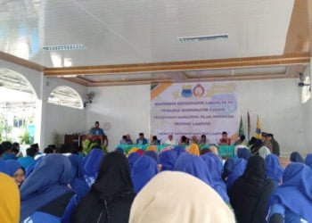 PEMILIHAN KETUA. Konferensi Pengurus Koordinator Cabang Pergerakan Mahasiswa Islam Indonesia (PKC PMII) Lampung di Ponpes Darussa'adah, Kecamatan Gunungsugih, Lampung Tengah, Jumat (6/9). Konferensi untuk memilih ketua baru. (DOKUMENTASI PANITIA PKC PMII)