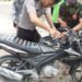 Pencuri Tepergok Dorong Motor