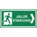 Ilustrasi Rambu Jalur Evakuasi